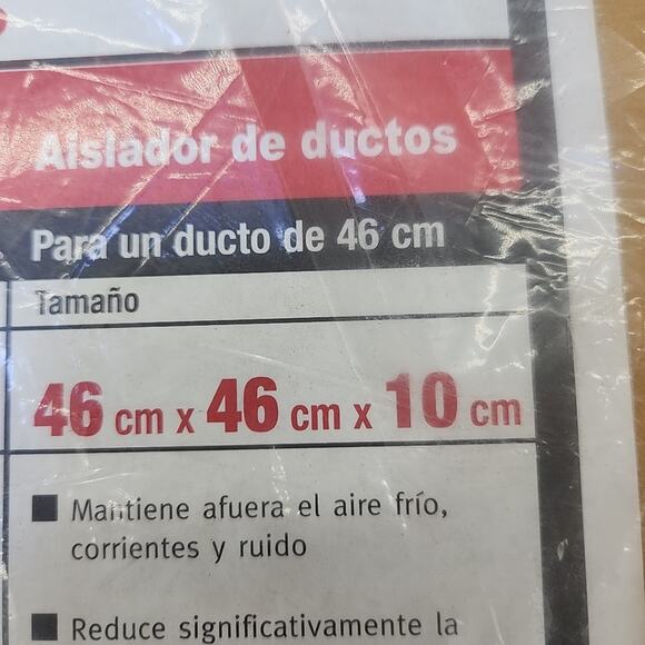 Evaporator cooler heat plug 18 inch X 18 inch X4 inch duct insulator {71} - Picture 5 of 11